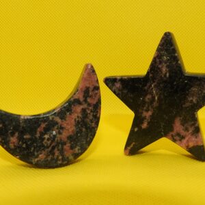 Rhodonite Stars and Moons