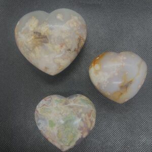 Moss Agate Heart